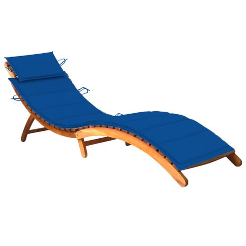 Vidaxl The Living Store Loungebed Acaciahout 184x55x64 Cm